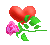 rosa e cuore